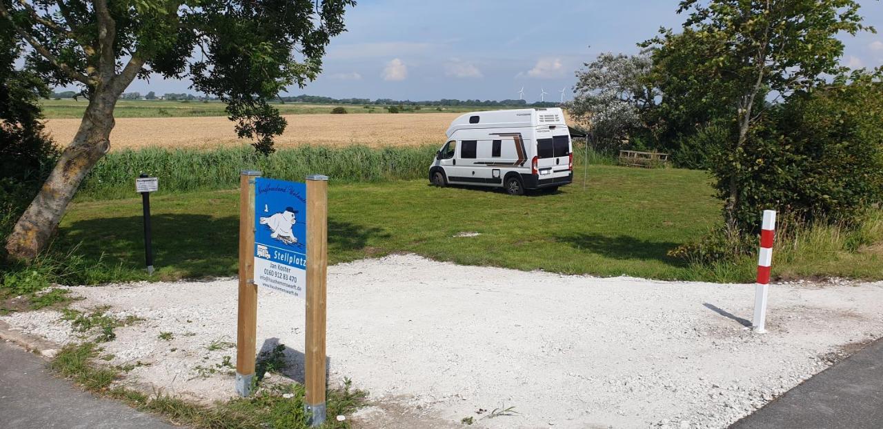 Wohnmobilstellplatz Hemenswarft An Der Nordsee - Meerblick Emmelsbüll-Horsbüll 外观 照片